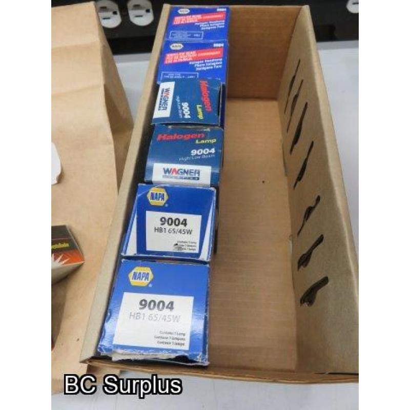 S-429: Automotive Bulbs; Fuses & Flashers – 1 Lot