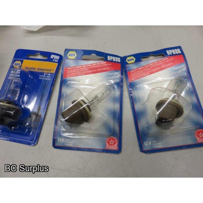 S-429: Automotive Bulbs; Fuses & Flashers – 1 Lot