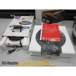 S-448: Crepe Maker; Hot Plate; Air Fryer – 3 Items