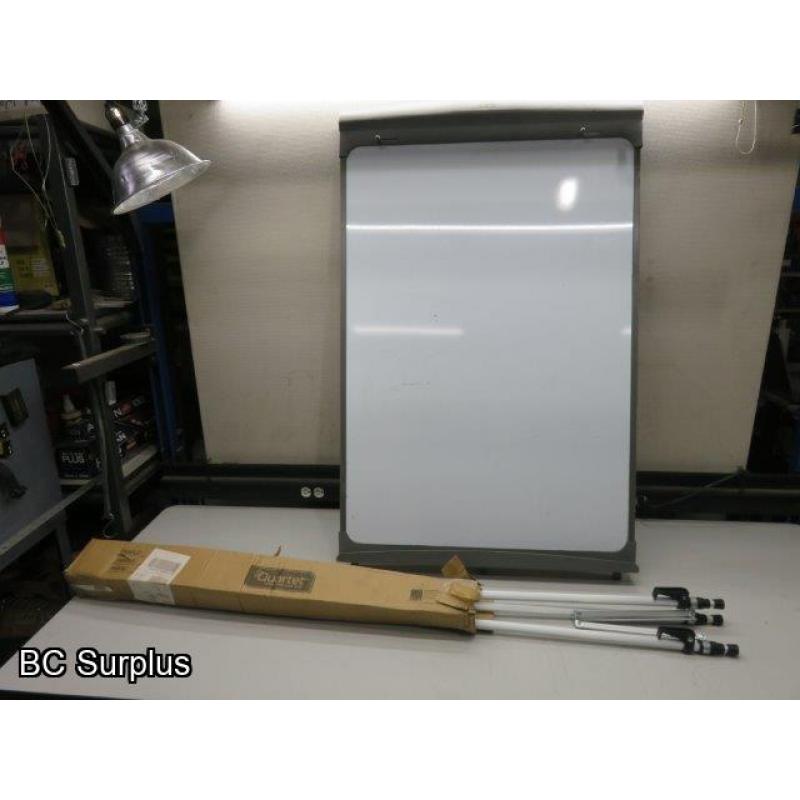S-409: Quartet Whiteboard & Tripod Display – 2 Items