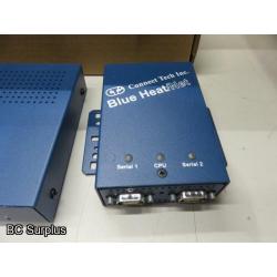 S-402: Blue Heat Ethernet Hubs & Power Supplies – 1 Lot
