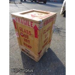 S-468: Wooden Framed Shipping Crate