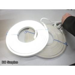 S-509: White Neon Style LED 24ft Rope Lights – 2 Items