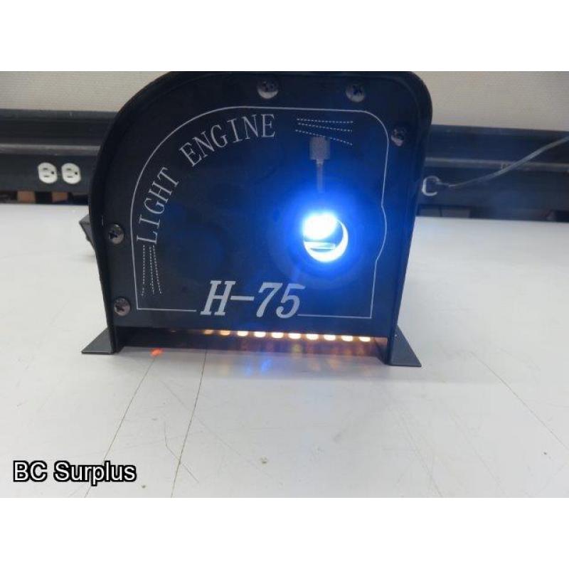 S-482: Colour Changing Projector Light – H-75 – Boxed