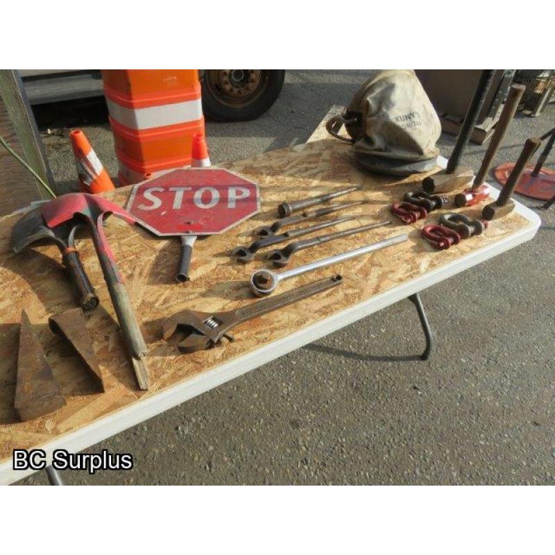 S-548: Klein; Gray; Other Spud Wrenches & Tools – 1 Lot