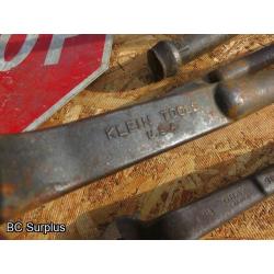 S-548: Klein; Gray; Other Spud Wrenches & Tools – 1 Lot