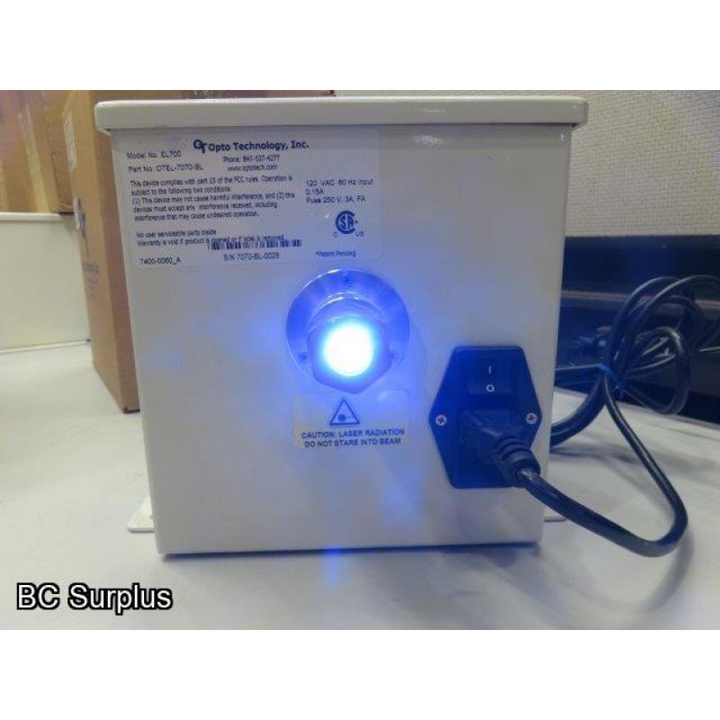 S-485: Opto Technology EL700 Laser Projector – Blue – Boxed