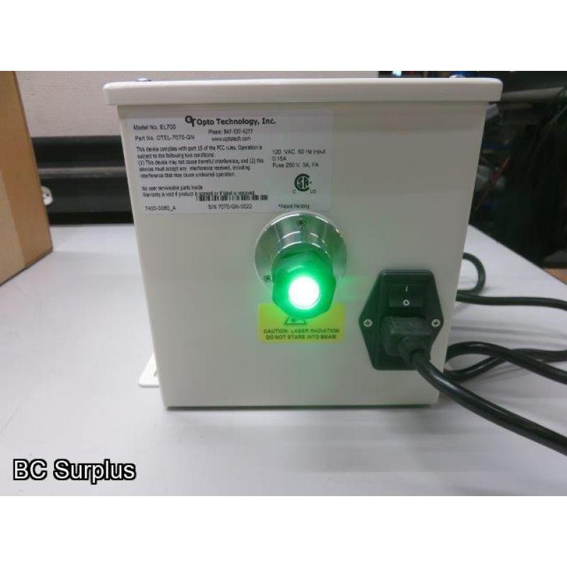 S-487: Opto Technology EL700 Laser Projector – Green – Boxed
