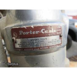 S-562: Porter Cable 550 Mortiser with Clamping System