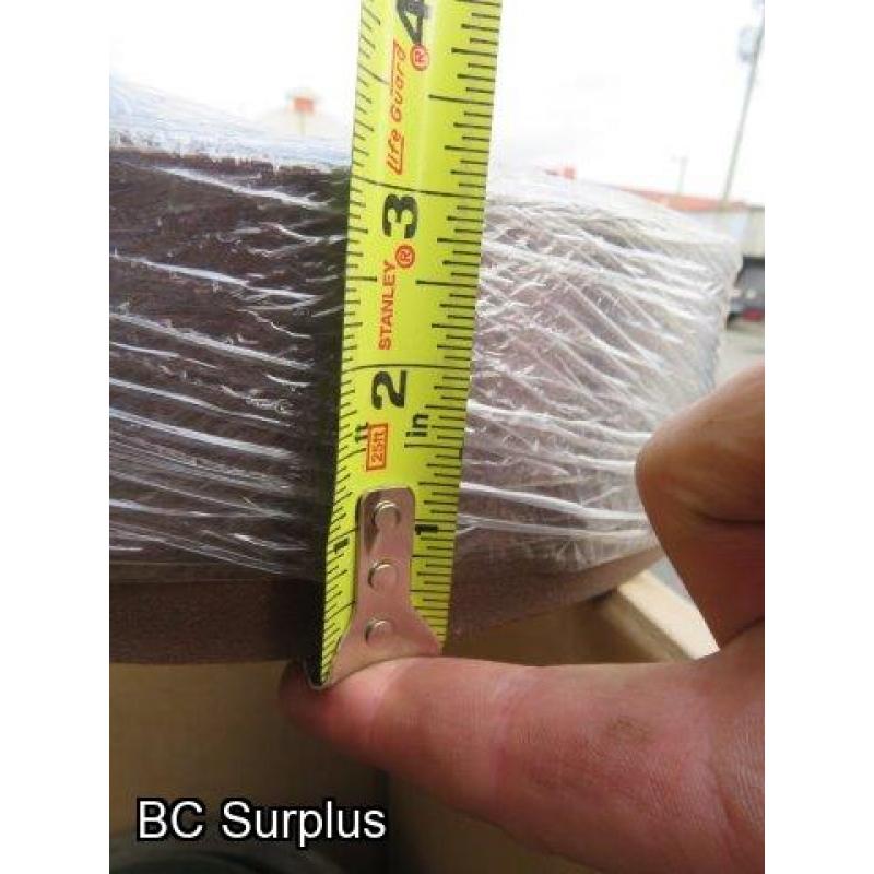 S-569: Large Box of Various Sanding Belts – 4” & 3”