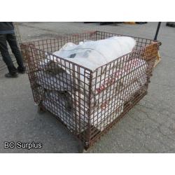 S-572: Folding Wire Storage Cage – Contents NOT Included