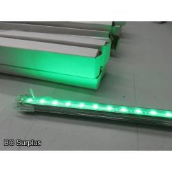 S-585: LED Colour Light Strips – 12 inches each – 30 Items