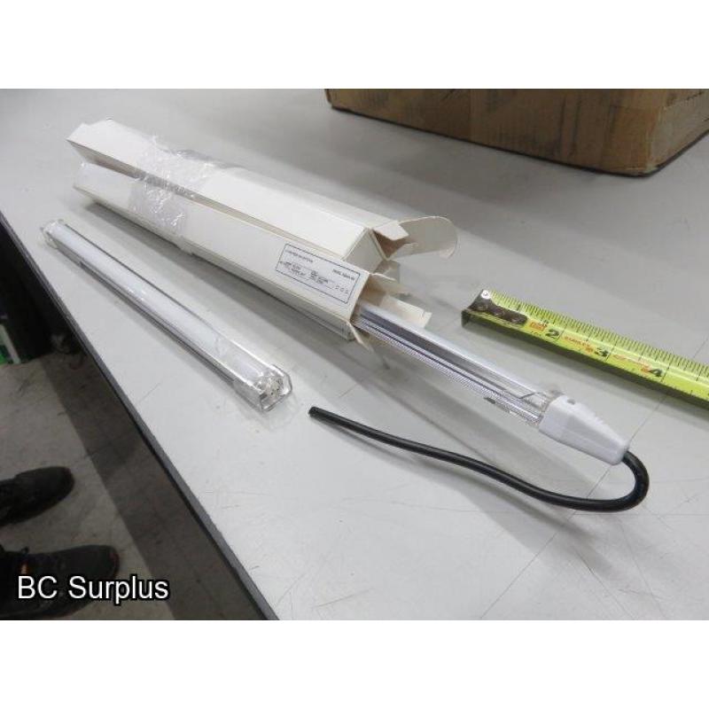 S-587: White LED Light Strips – 12 inches each – 55 Items