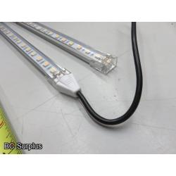 S-588: White LED Light Strips – 12 inches each – 60 Items