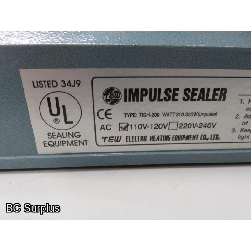 S-574: Impulse Sealer