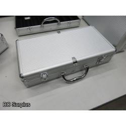 S-582: Aluminum Locking Travel Cases – Small – 5 Items