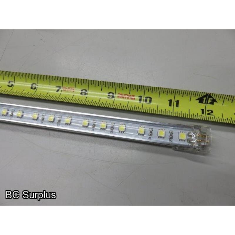 S-589: White LED Light Strips – 12 inches each – 35 Items