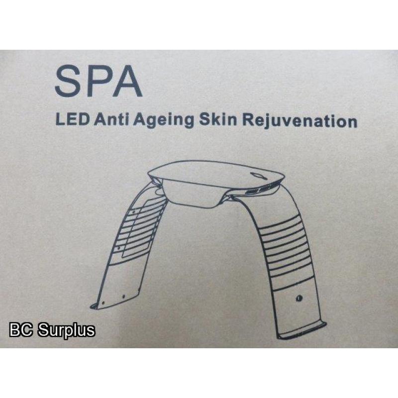 S-599: SPA LED Skin Rejuvenator – Unused – Sealed Box
