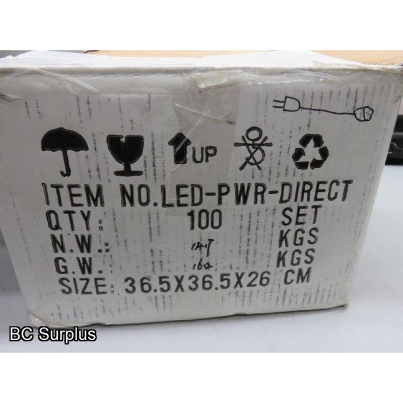 S-605: Power Cords for Rope Lights – 1 Case