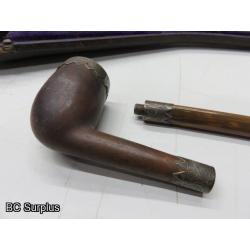 S-630: John Brice 1882 Pipe & Case