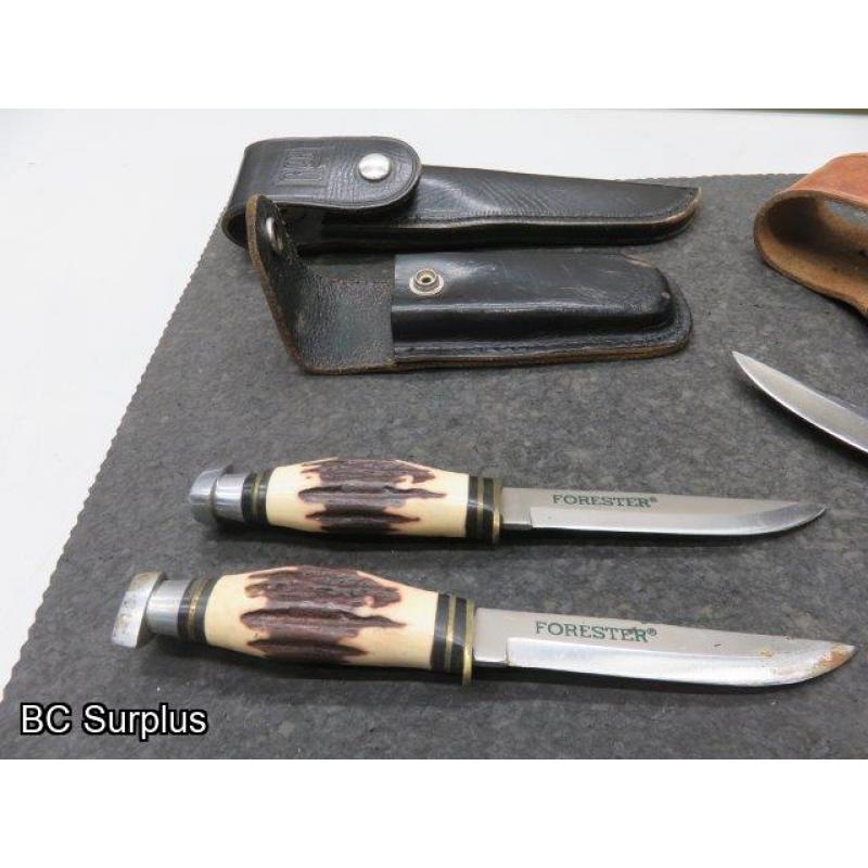 S-636: Forester Hunting Knives – 3 Items