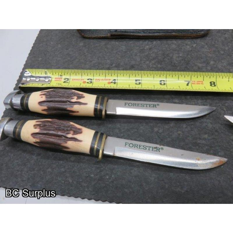 S-636: Forester Hunting Knives – 3 Items