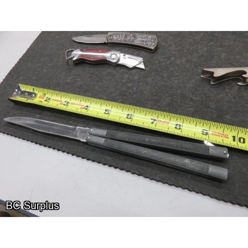 S-638: Single Blade Pocket Knives – 6 Items