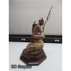S-640: Aynsley Porcelain Figurine - “The Lone Indian”