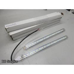S-590: White LED Light Strips – 12 inches each – 60 Items