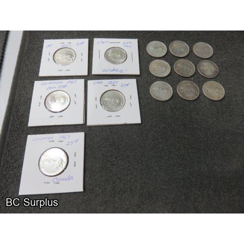 S-657: Canadian Centennial Quarter Collection – 14 Items