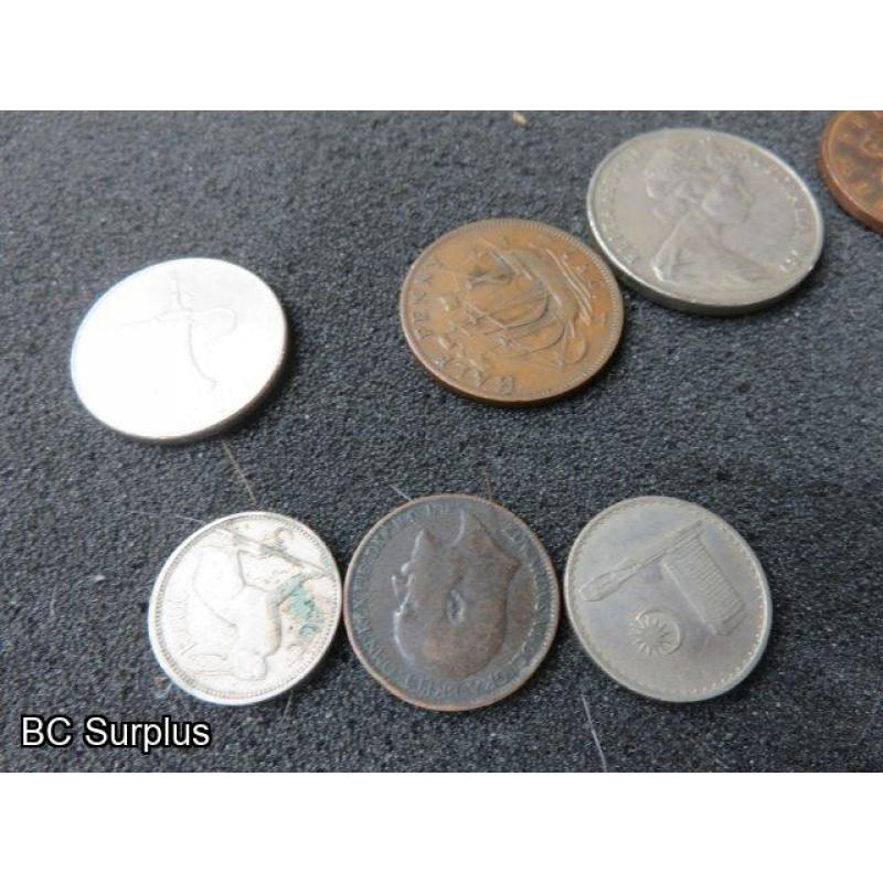 S-659: Foreign Coin Collection – Various – 1 Lot