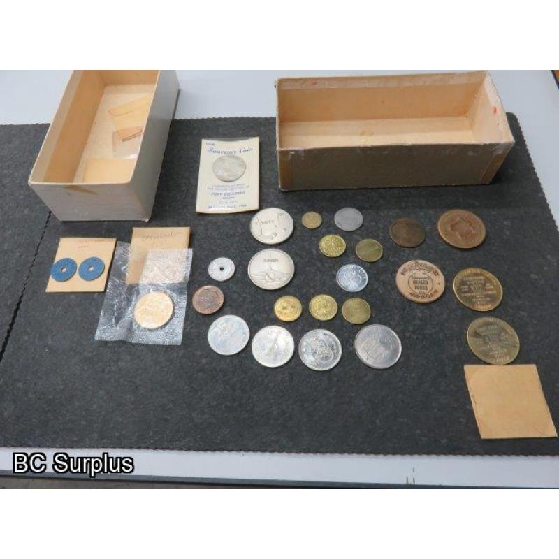 S-672: Collector Tokens and Coins – 1 Lot