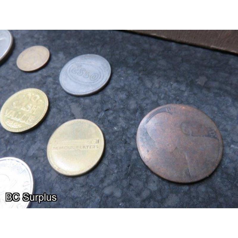 S-672: Collector Tokens and Coins – 1 Lot