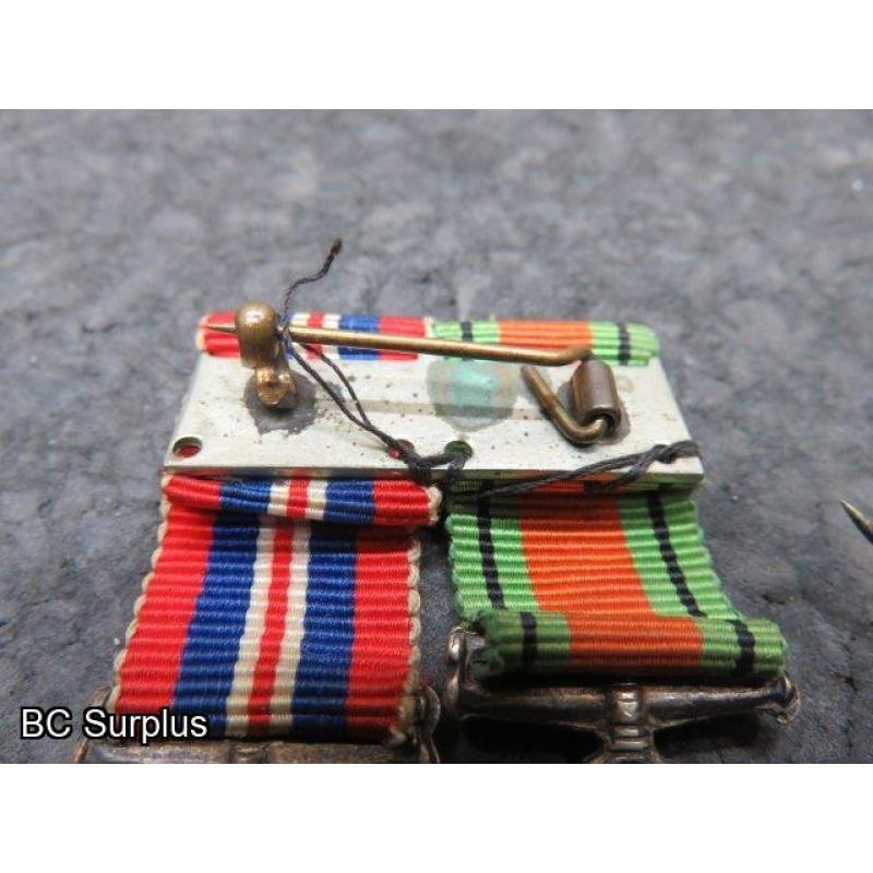 S-673: War Medals and Pins – 3 Items