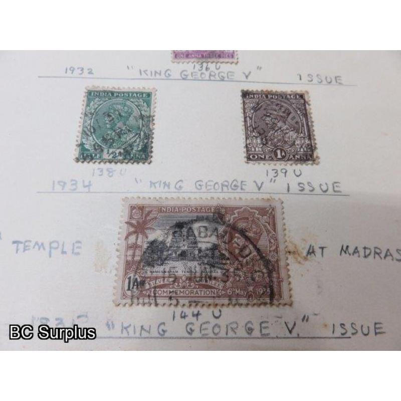 S-680: India & Canada Stamps – Some Quite Old – 1 Lot