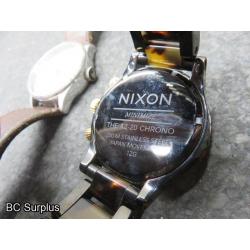 S-683: Nixon Mens Watches – 3 Items