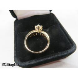 S-696: Engagement Ring in Black Case