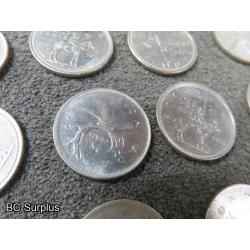 S-655: Canadian Quarter Collection – Some Silver? - 1 Lot