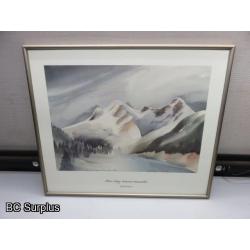 S-736: Toni Only Print – Headwaters of the Stein – Framed