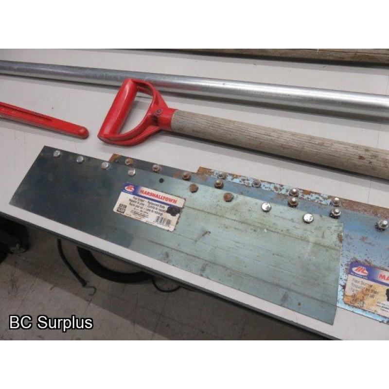 S-728: Floor Scraper; Cinch; Sling – Various Tools – 10 Items