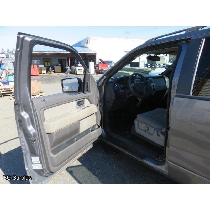 T-1009: 2009 Ford F150 XLT Pickup & Canopy – 209716 kms