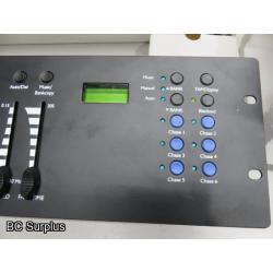T-348: Lighting Control Panel – Model SRC-174L DMX