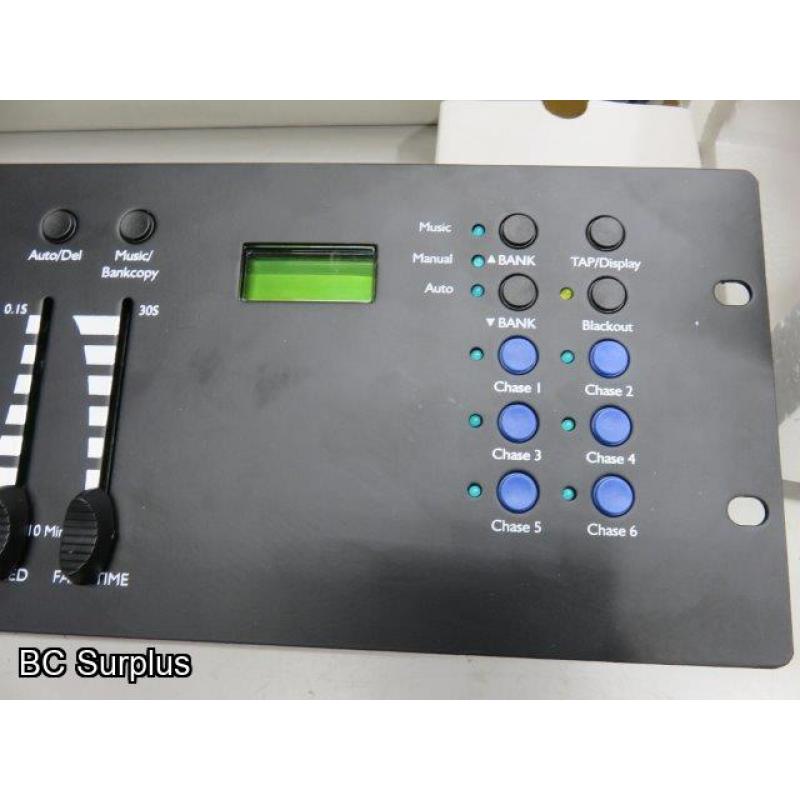 T-348: Lighting Control Panel – Model SRC-174L DMX