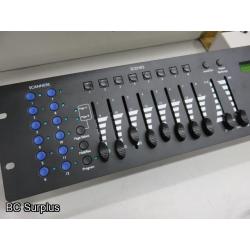 T-349: Lighting Control Panel – Model SRC-174L DMX