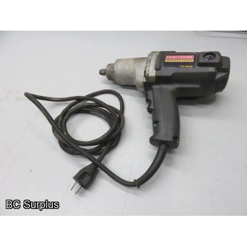 T-32: Craftsman Electric Impact Wrench – 1/2 Inch