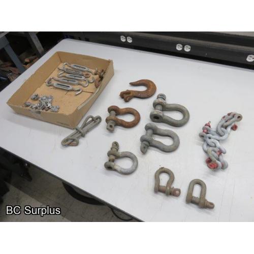 T-70: Cable Clamps; Clevises; Turnbuckles – 1 Lot