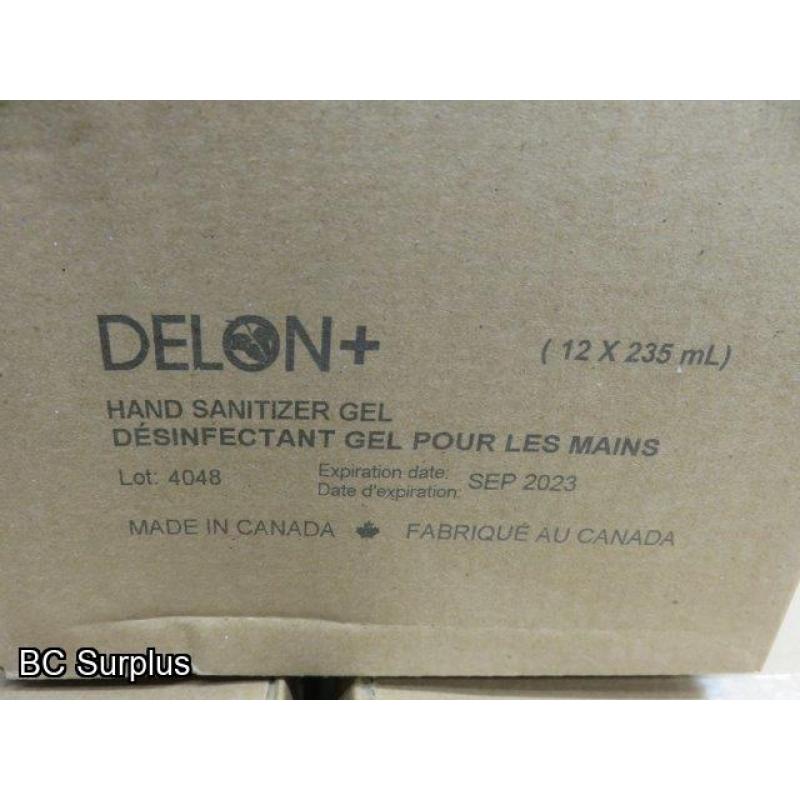 T-55: Delon Hand Sanitizer Gel – 6 Cases