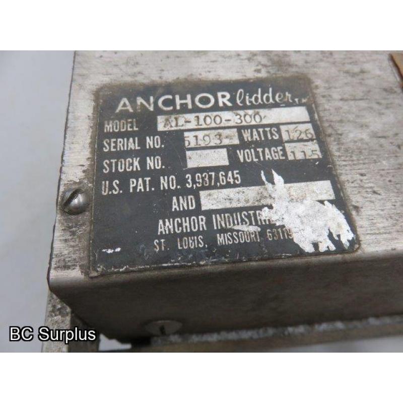 T-110: Vintage Anchor Lidder Heat Transfer Press