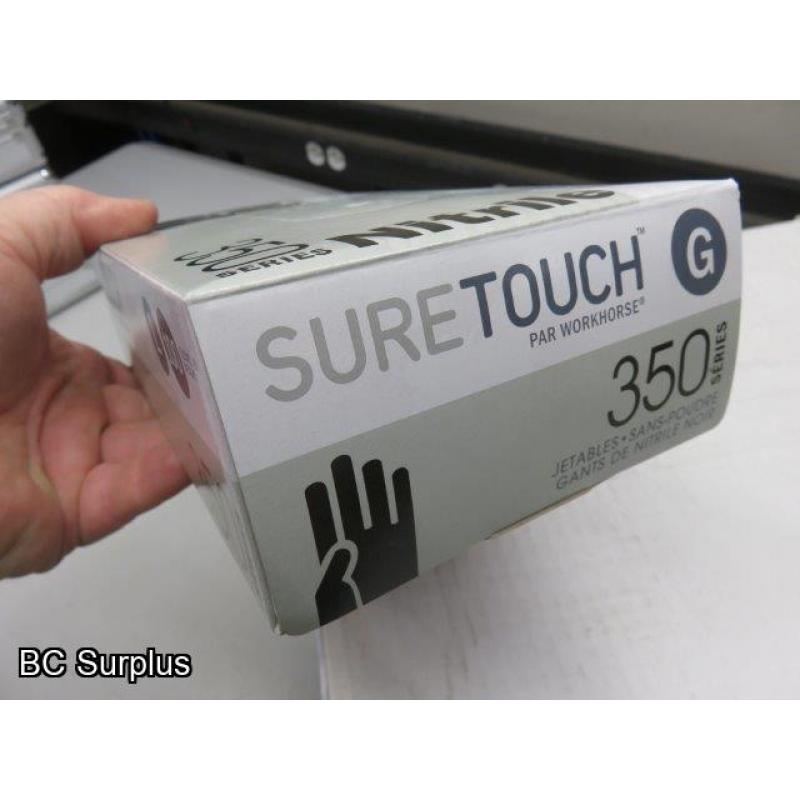 T-166: Workhorse Sure Touch Large Nitrile Gloves – 1 Case