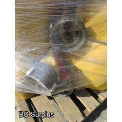 T-187: Yellow 5 Inch Fire Hose – 13 Lengths of 100 Ft. - 1 Pallet